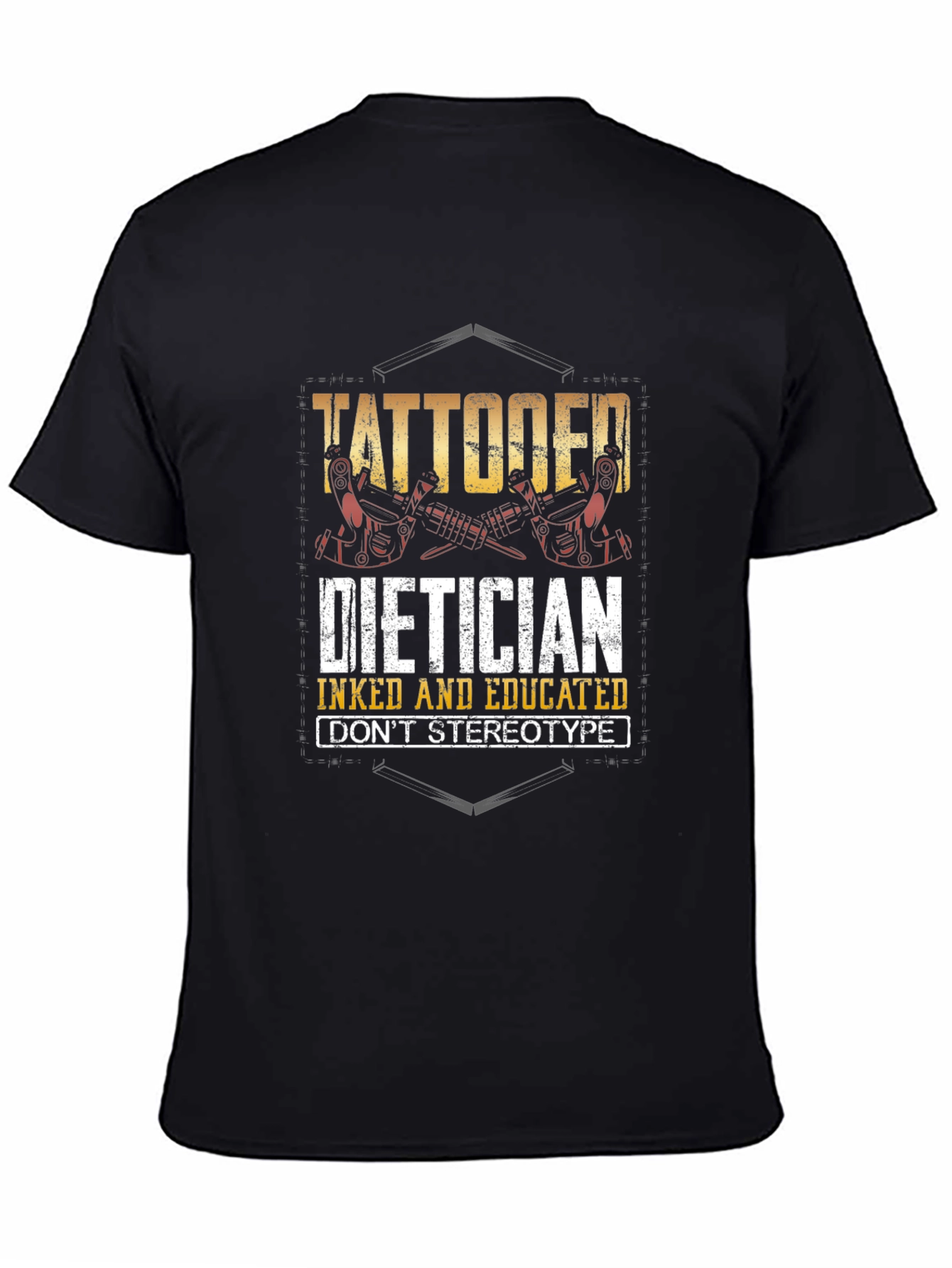 Tattooed Dietician T-Shirt - Inked and Educated