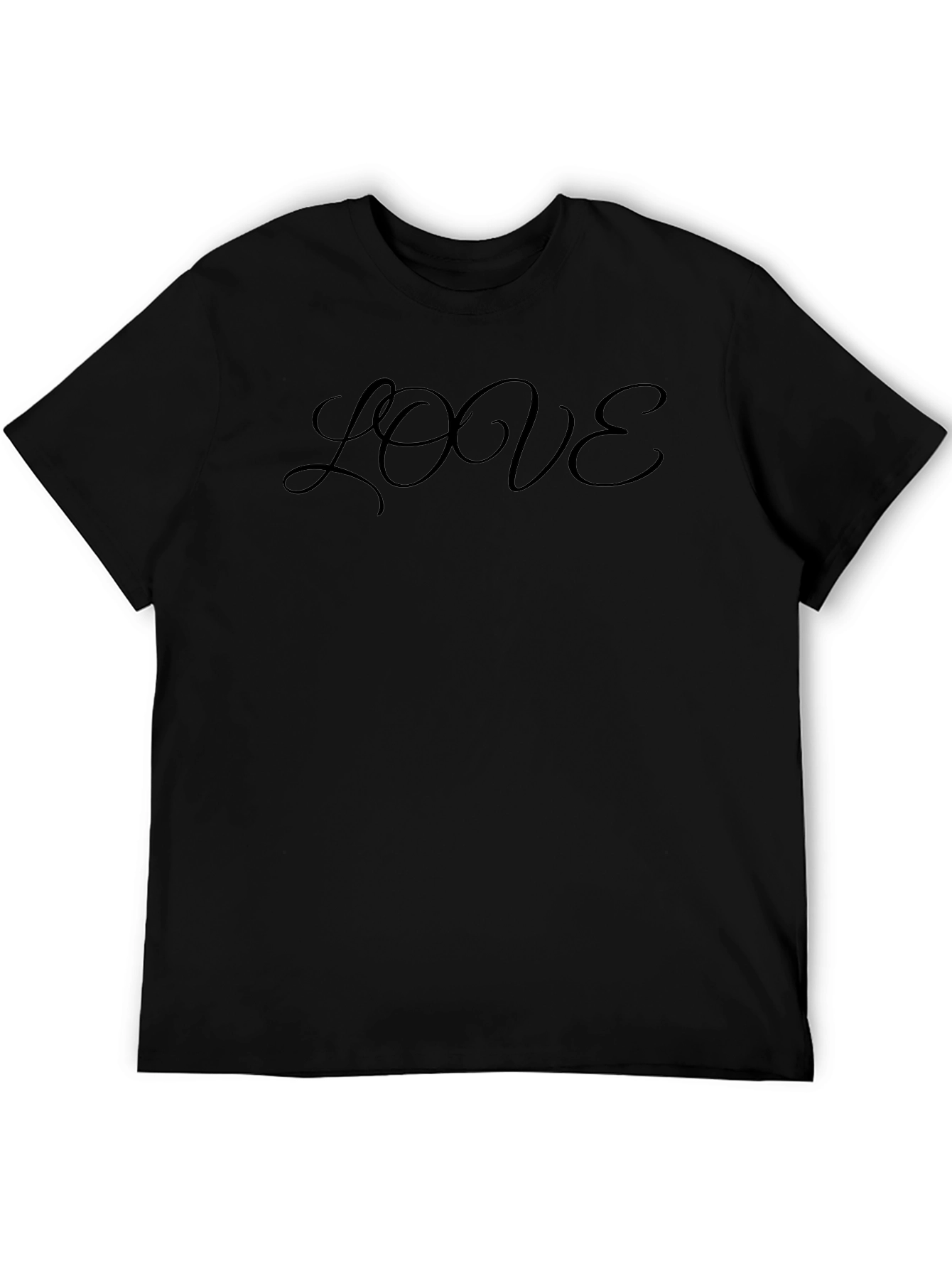 Love Script T-Shirt - Stylish Casual Wear