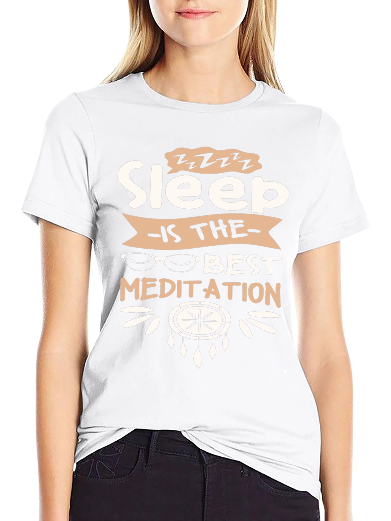 Sleep is the Best Meditation Graphic T-Shirt