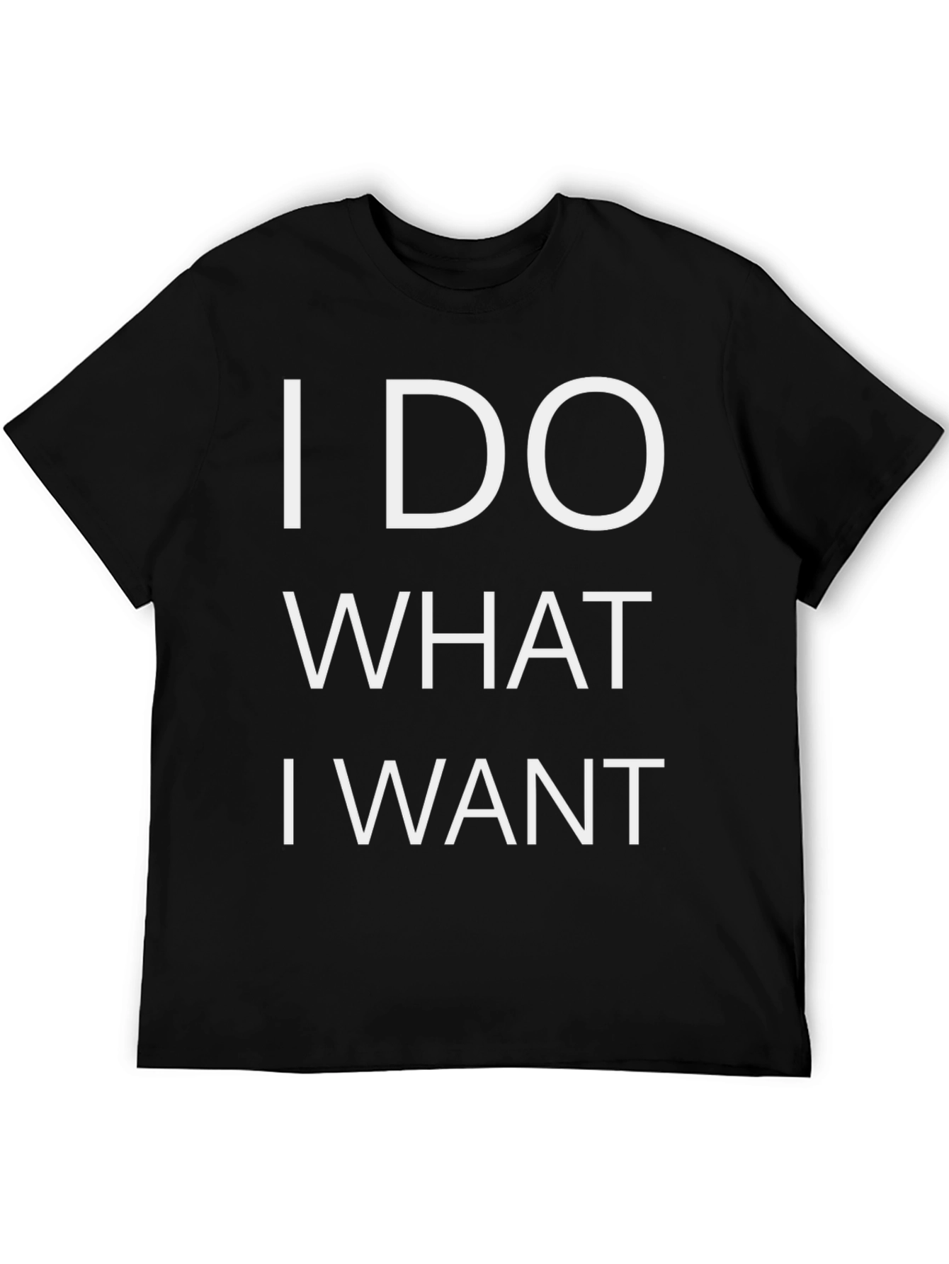 I Do What I Want Graphic Tee - Black