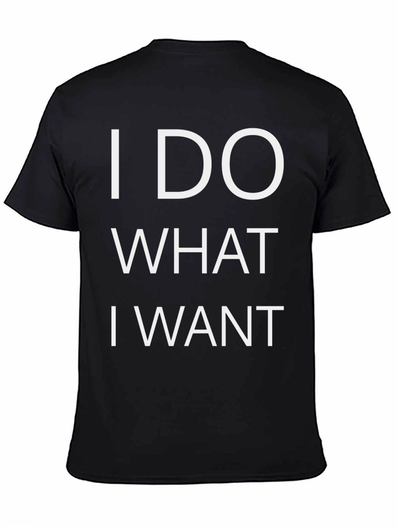 I Do What I Want Graphic Tee - Black