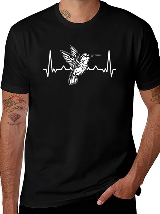 Hummingbird Heartbeat Graphic Tee