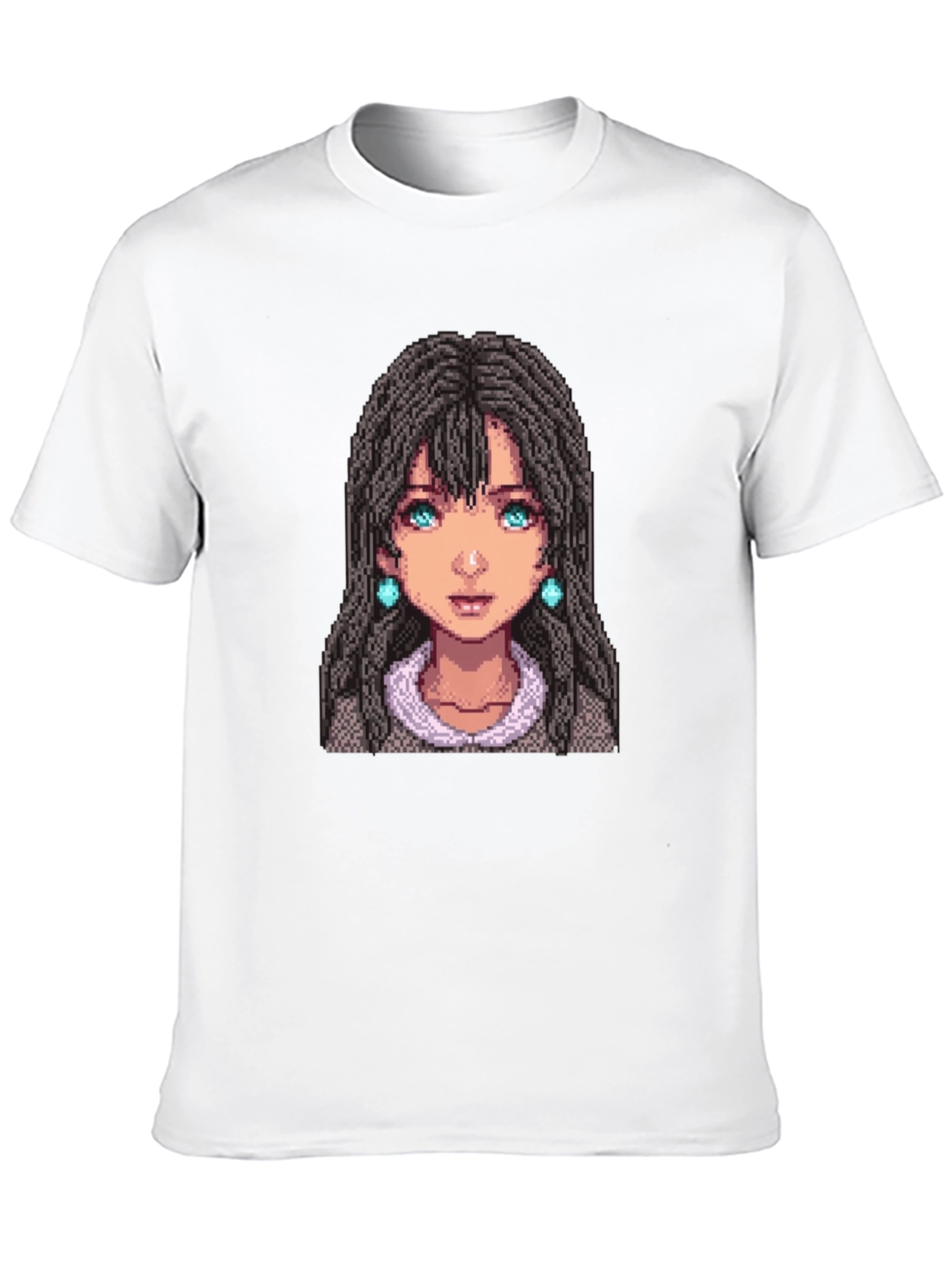 Pixel Art Character Black T-Shirt