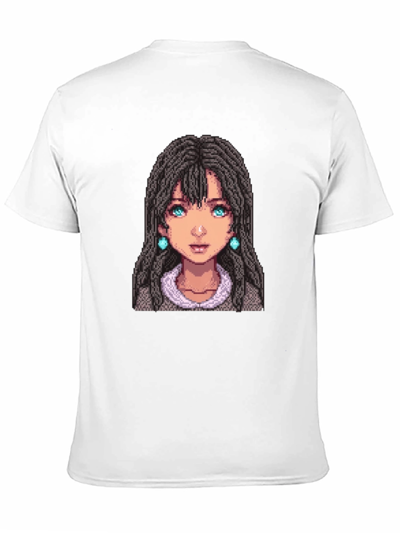 Pixel Art Character Black T-Shirt