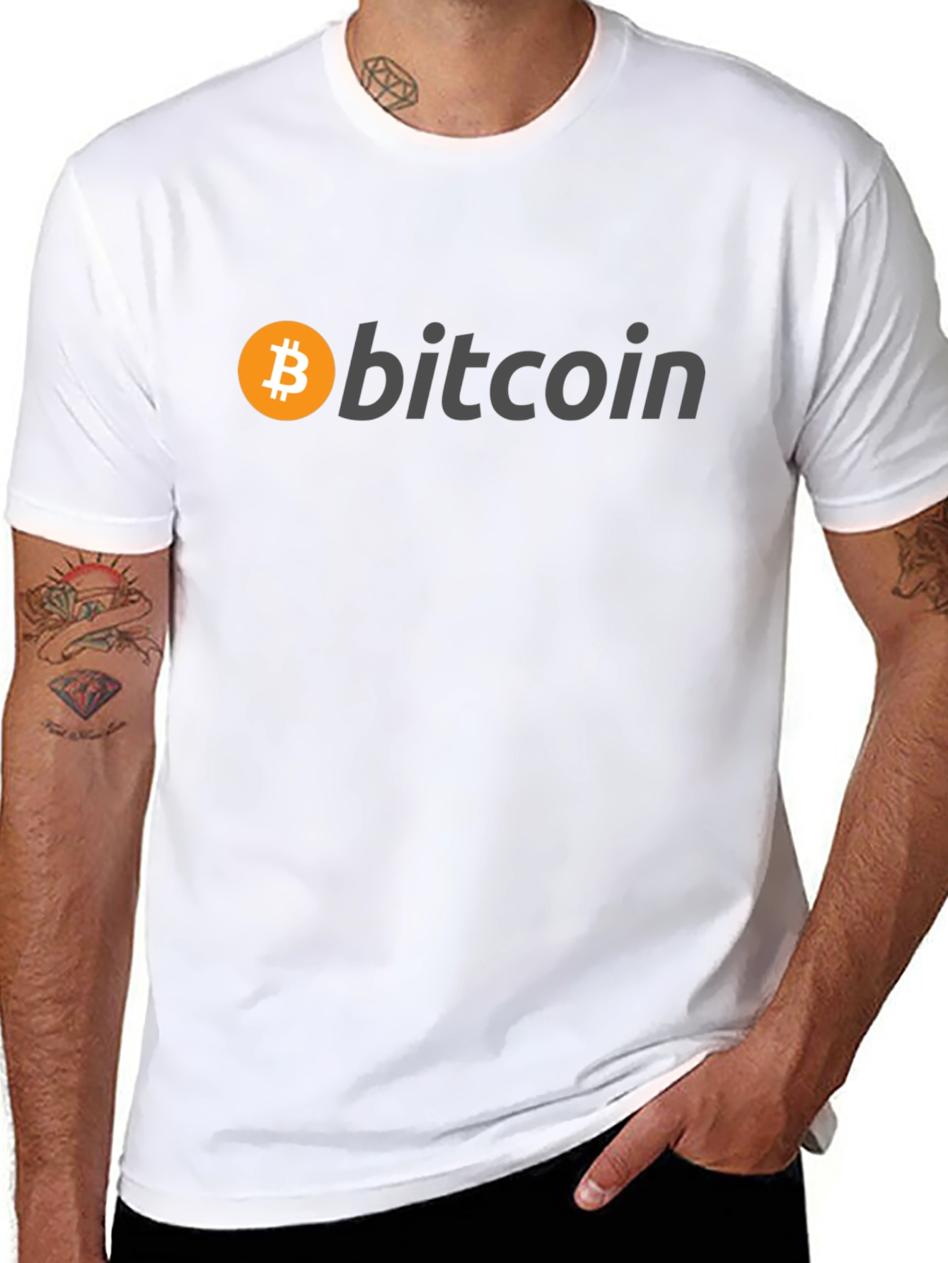 Bitcoin Logo T-Shirt - Crypto Fan Apparel