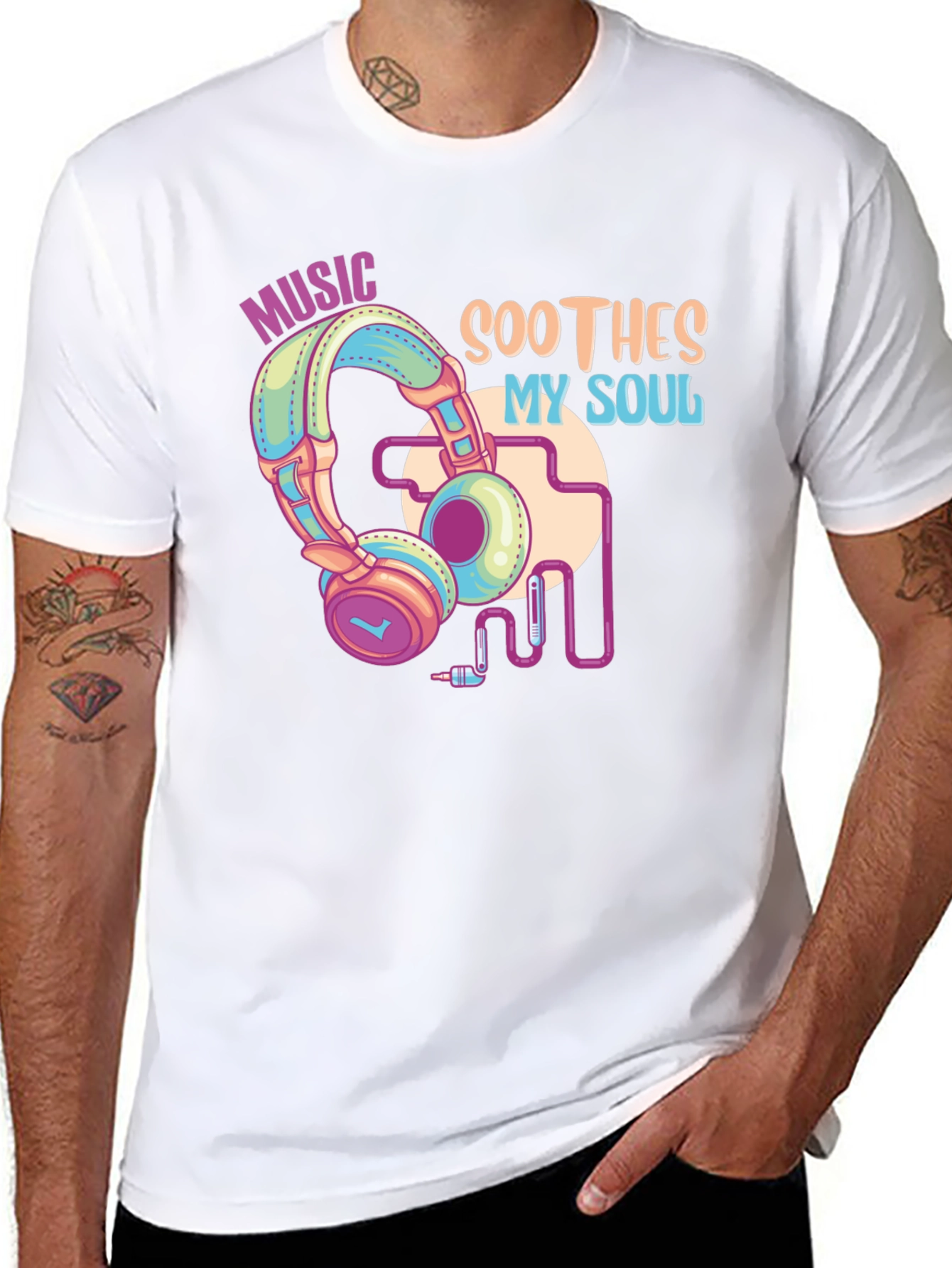 Music Soothes My Soul Graphic Tee