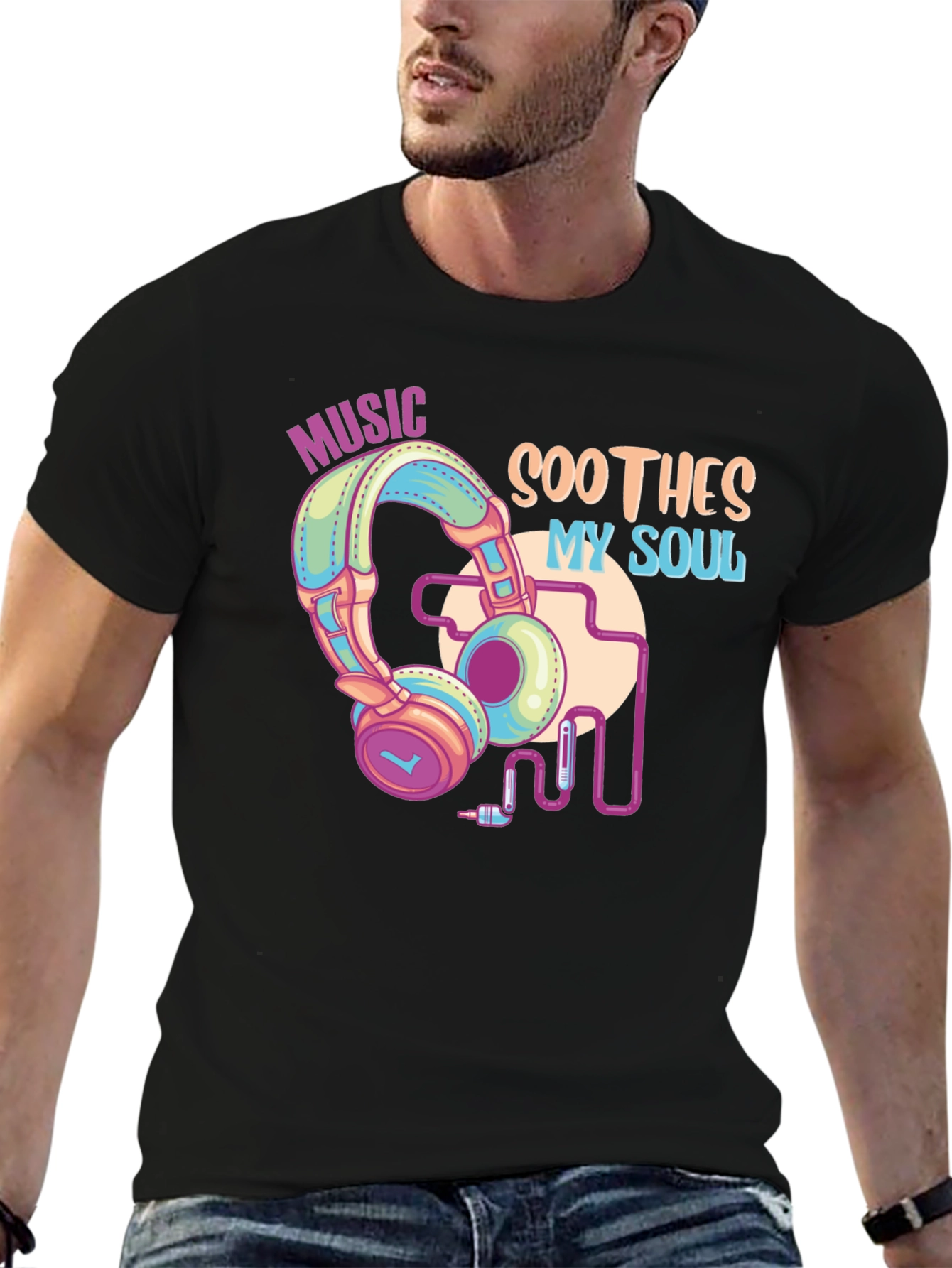 Music Soothes My Soul Graphic Tee