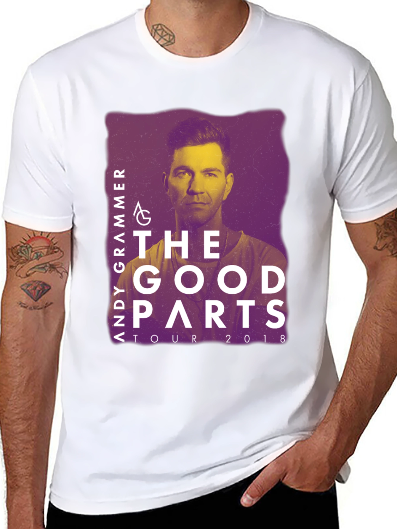 Andy Grammer The Good Parts Tour 2018 T-Shirt