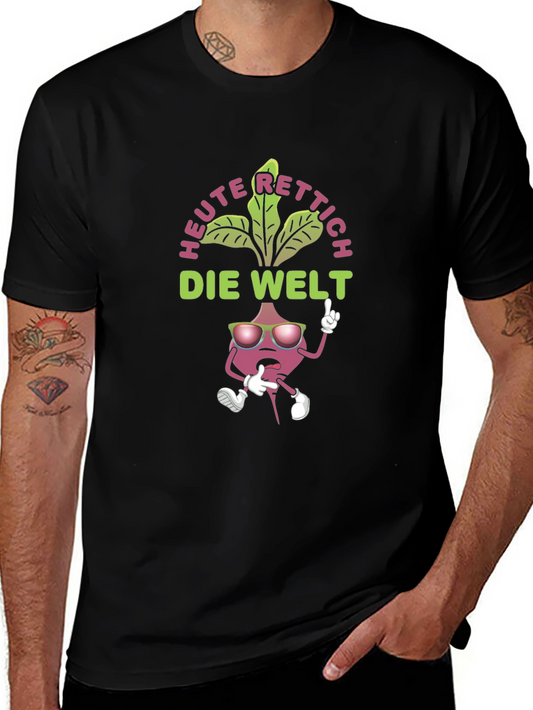 Radish Rescue T-Shirt - Cartoon Radish Graphic Tee