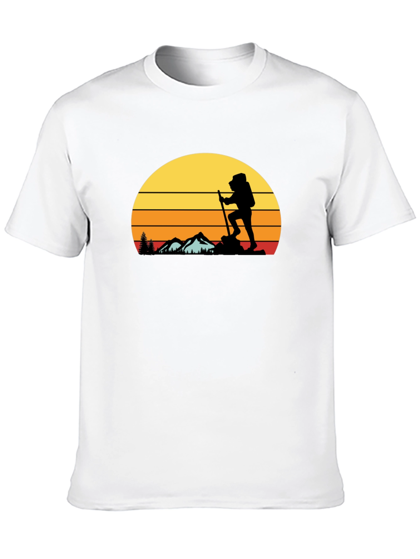 Hiking Sunset T-Shirt - Adventure Awaits!