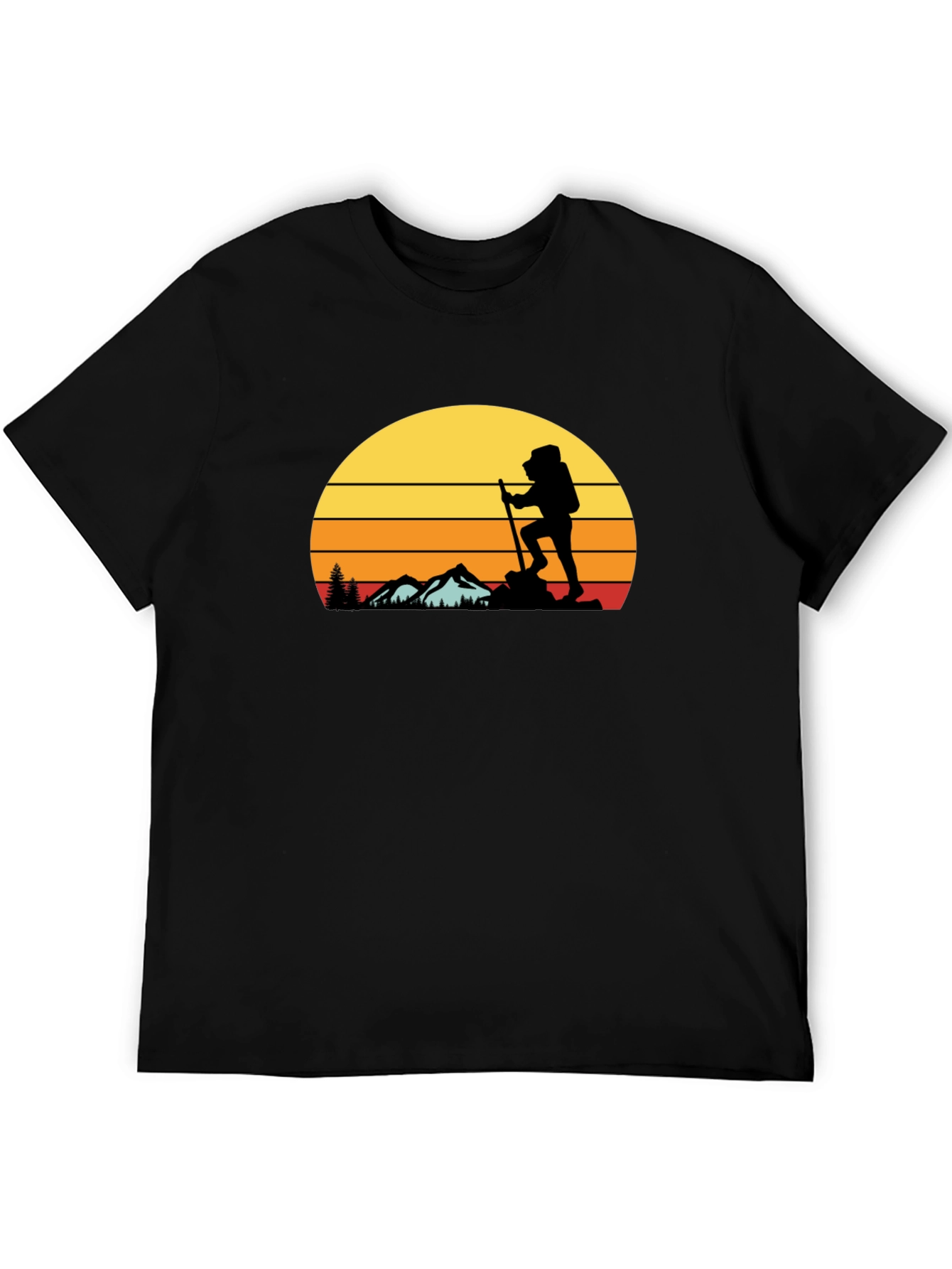 Hiking Sunset T-Shirt - Adventure Awaits!