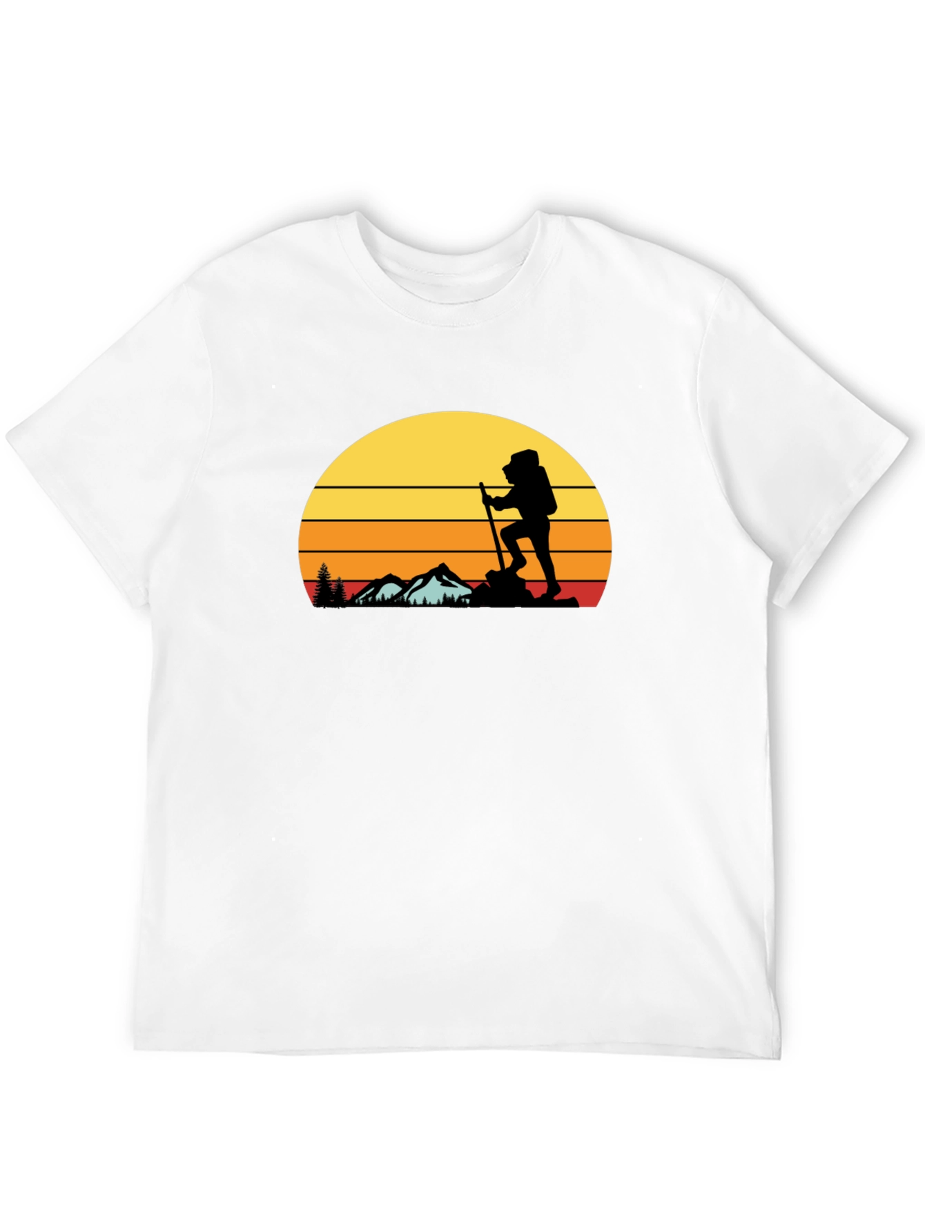 Hiking Sunset T-Shirt - Adventure Awaits!
