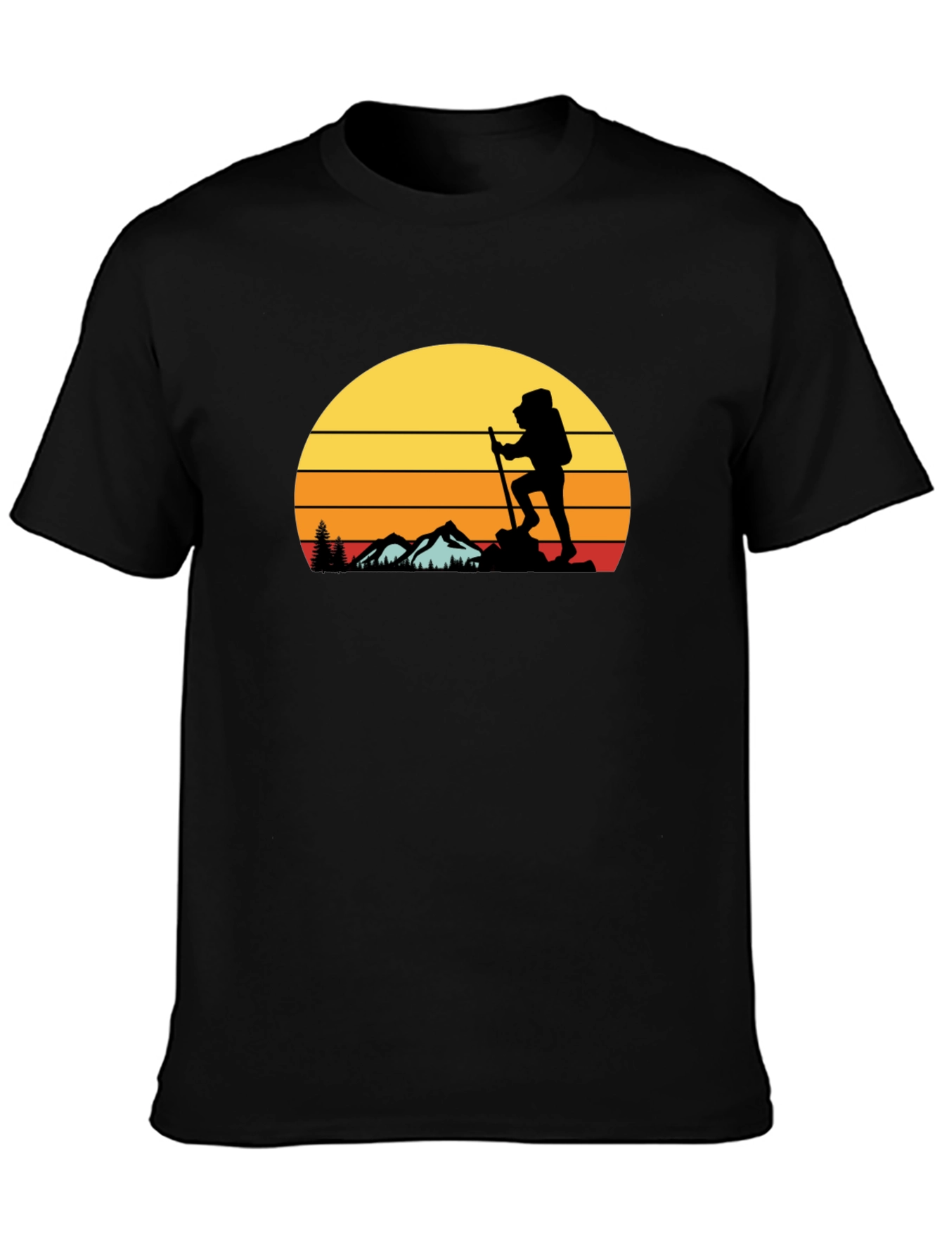 Hiking Sunset T-Shirt - Adventure Awaits!