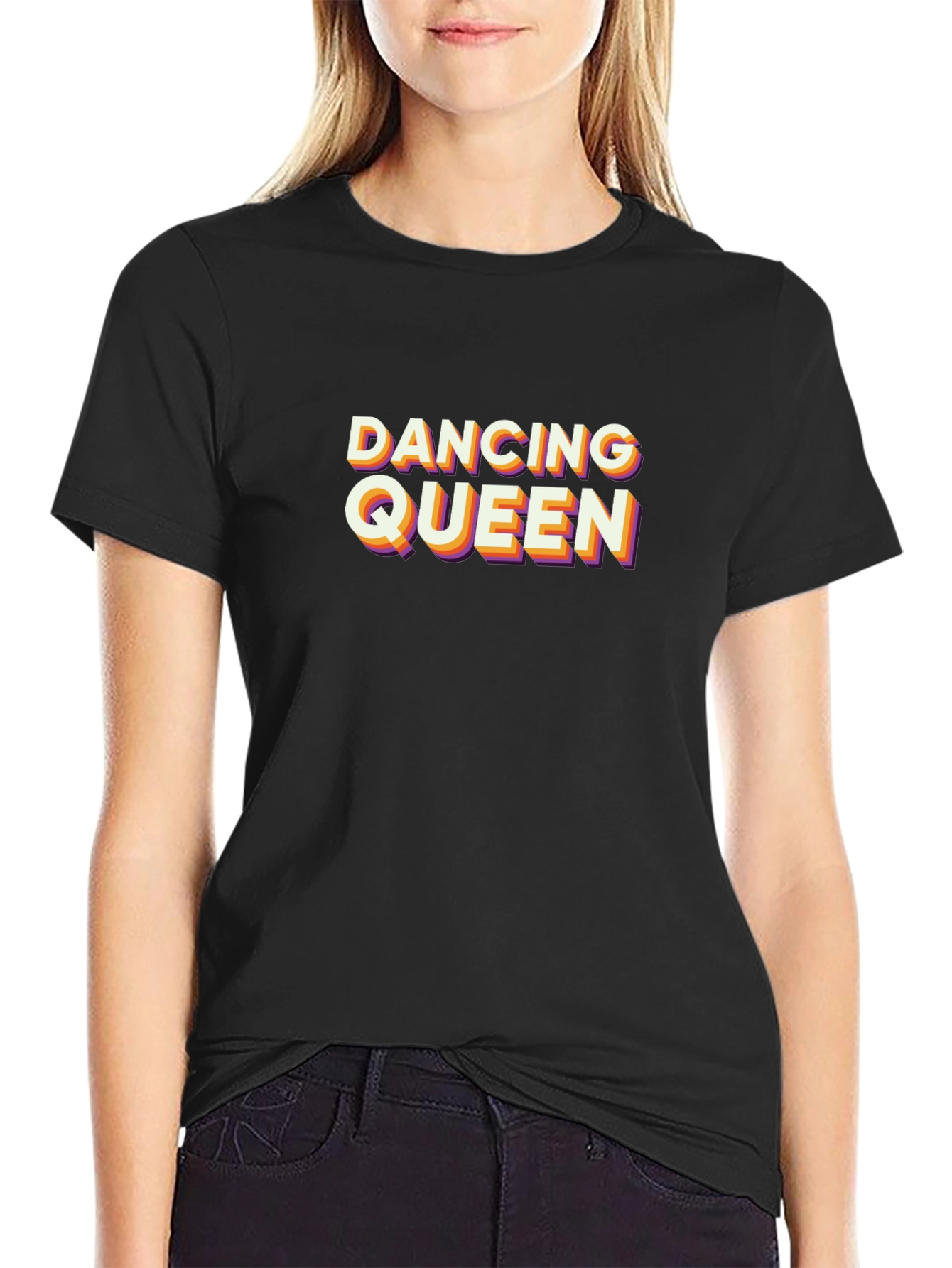 Dancing Queen Graphic T-Shirt - Classic Retro Design
