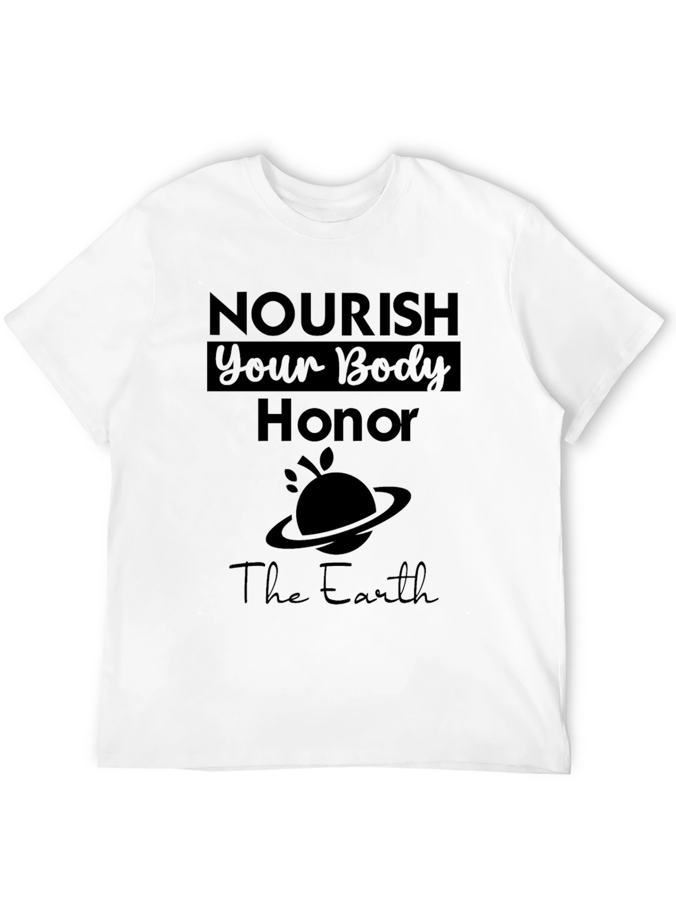 Nourish Your Body Honor the Earth Graphic Tee
