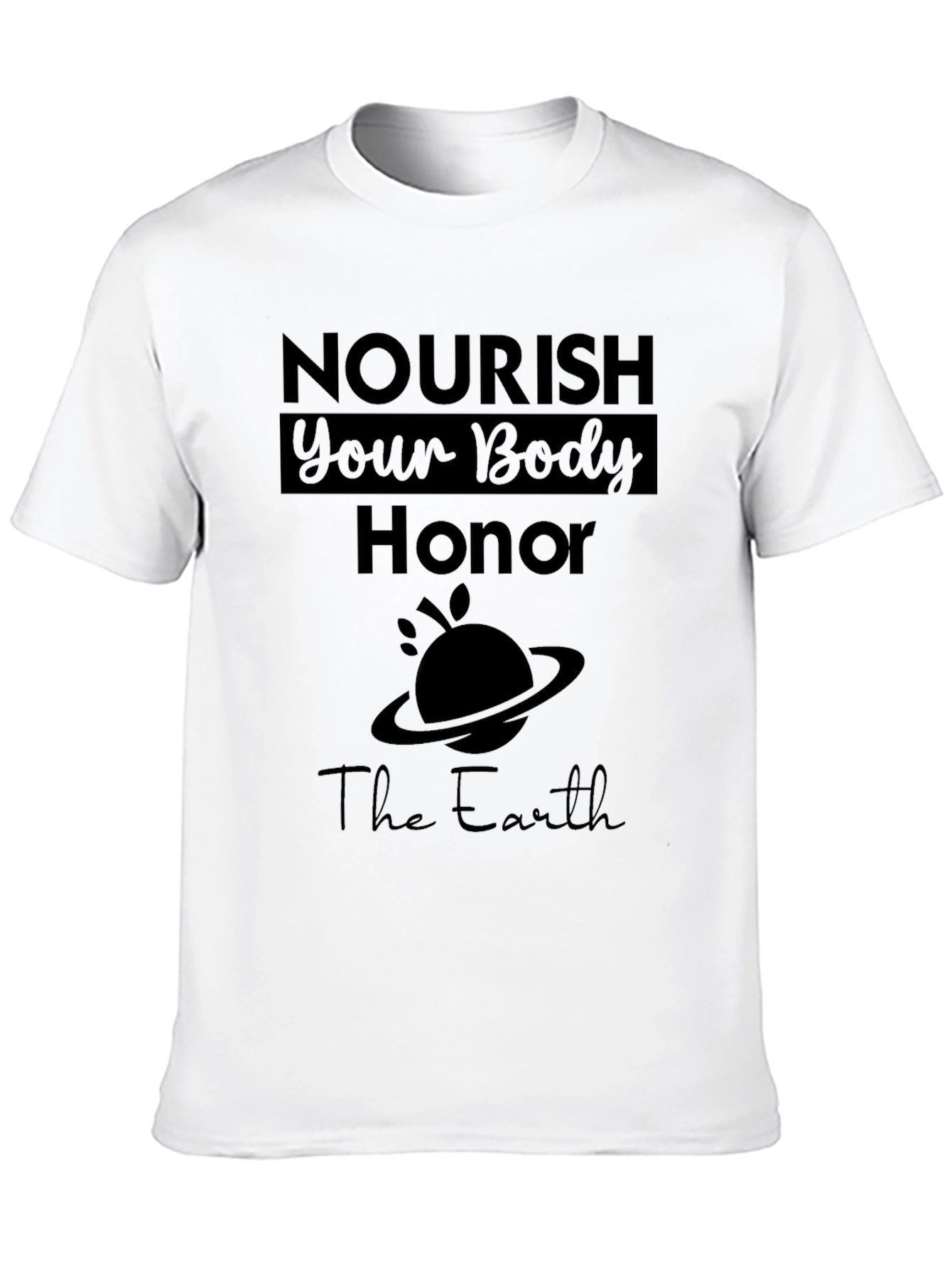 Nourish Your Body Honor the Earth Graphic Tee