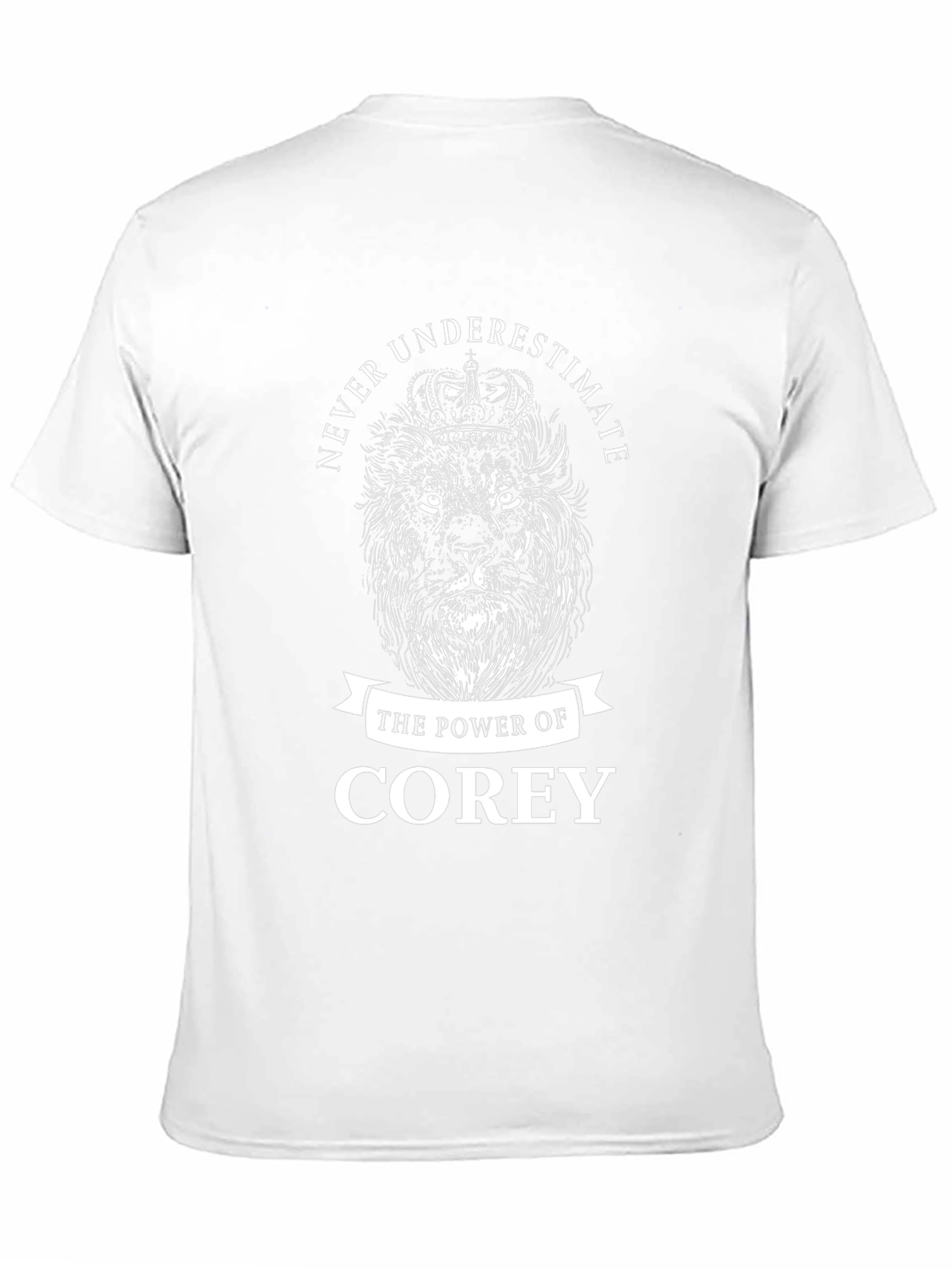 Never Underestimate Corey Lion Graphic T-Shirt