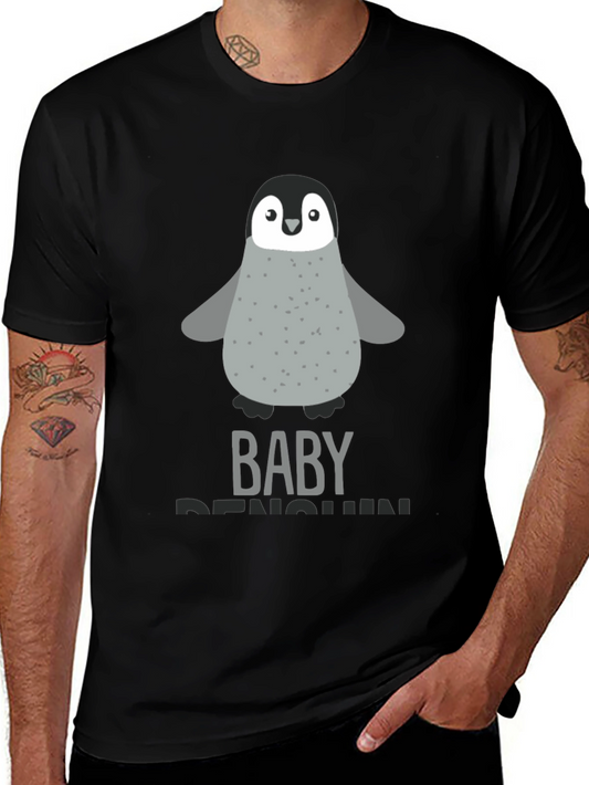 Baby Penguin Graphic Tee - Cute Animal T-Shirt