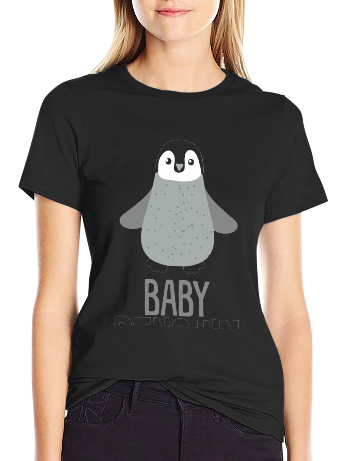 Baby Penguin Graphic Tee - Cute Animal T-Shirt
