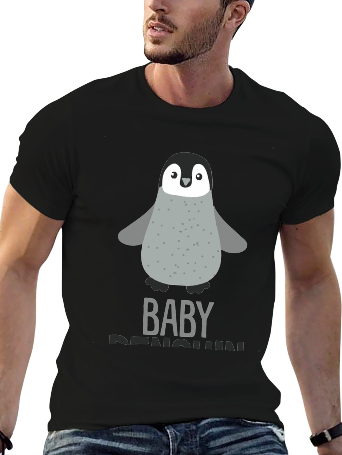 Baby Penguin Graphic Tee - Cute Animal T-Shirt