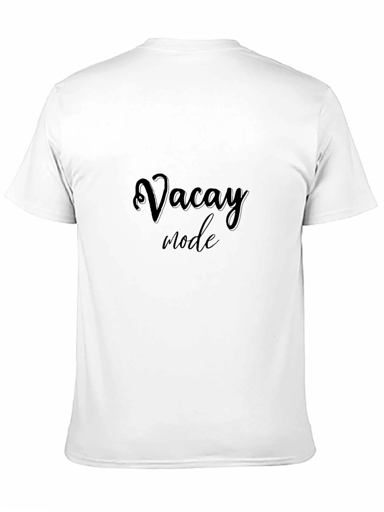 Vacay Mode T-Shirt - Soft Cotton Black Tee