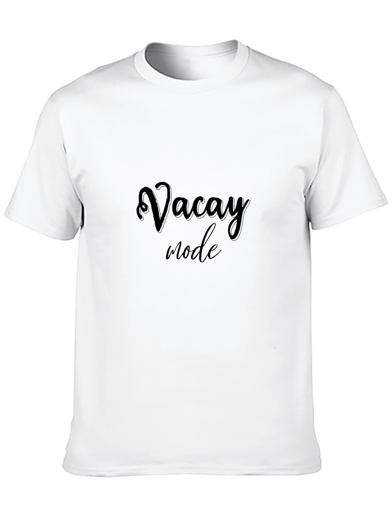 Vacay Mode T-Shirt - Soft Cotton Black Tee