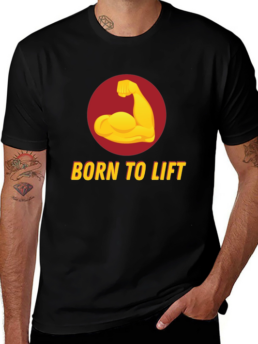 Born to Lift Black Graphic Tee
