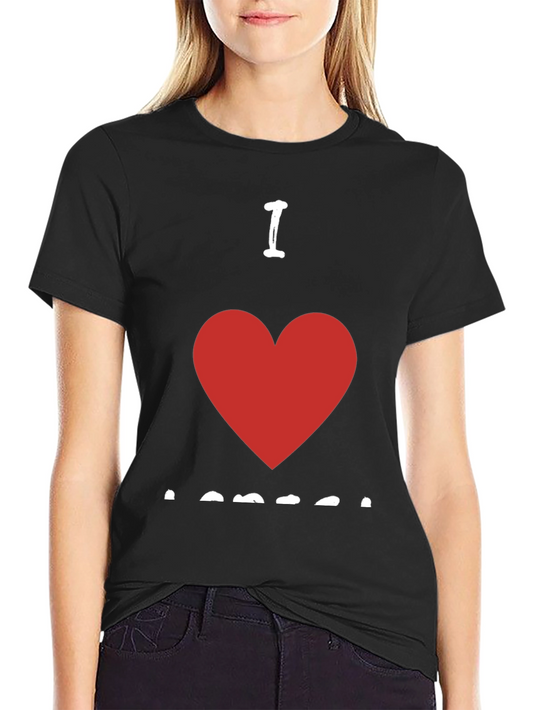 I Heart Someone Black T-Shirt