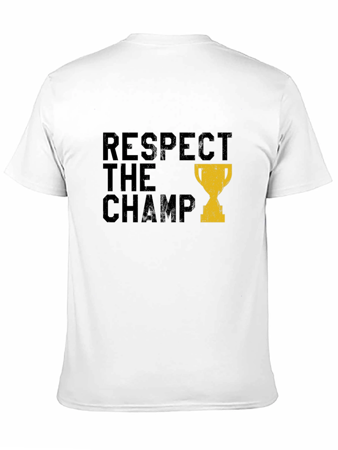 Respect the Champ Graphic Tee - Black