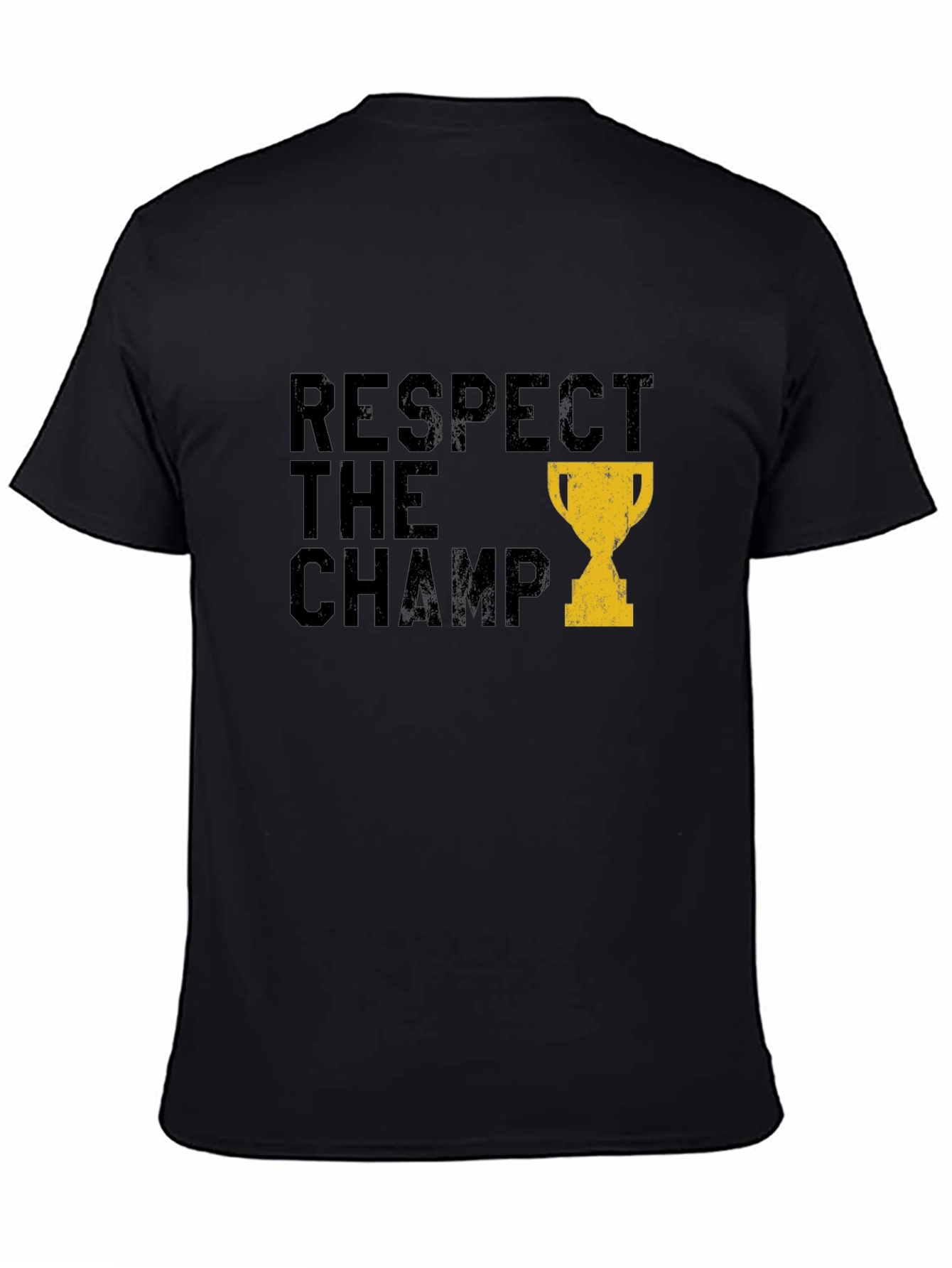 Respect the Champ Graphic Tee - Black