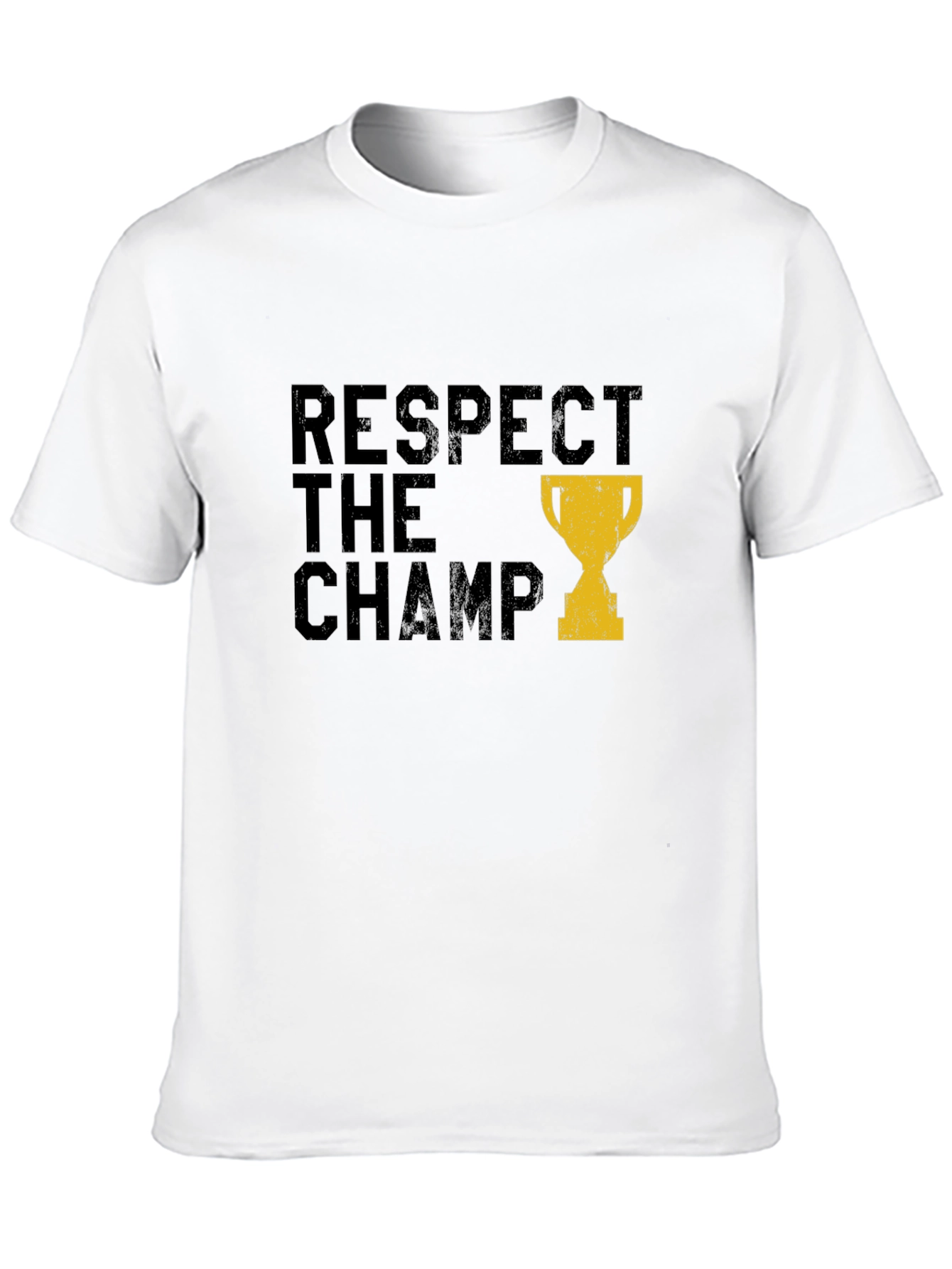 Respect the Champ Graphic Tee - Black