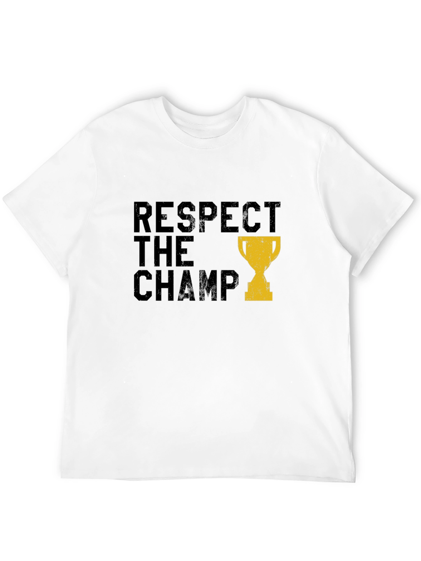 Respect the Champ Graphic Tee - Black