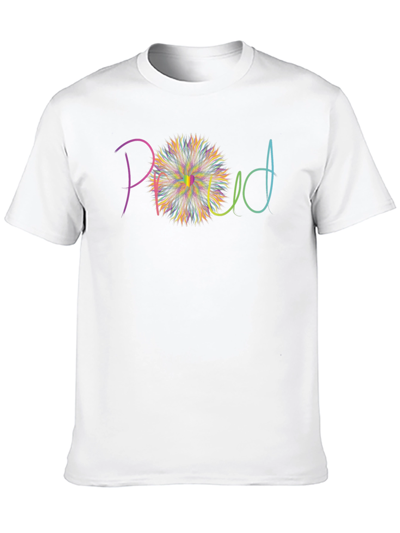 Proud Graphic T-Shirt - Black Cotton Blend