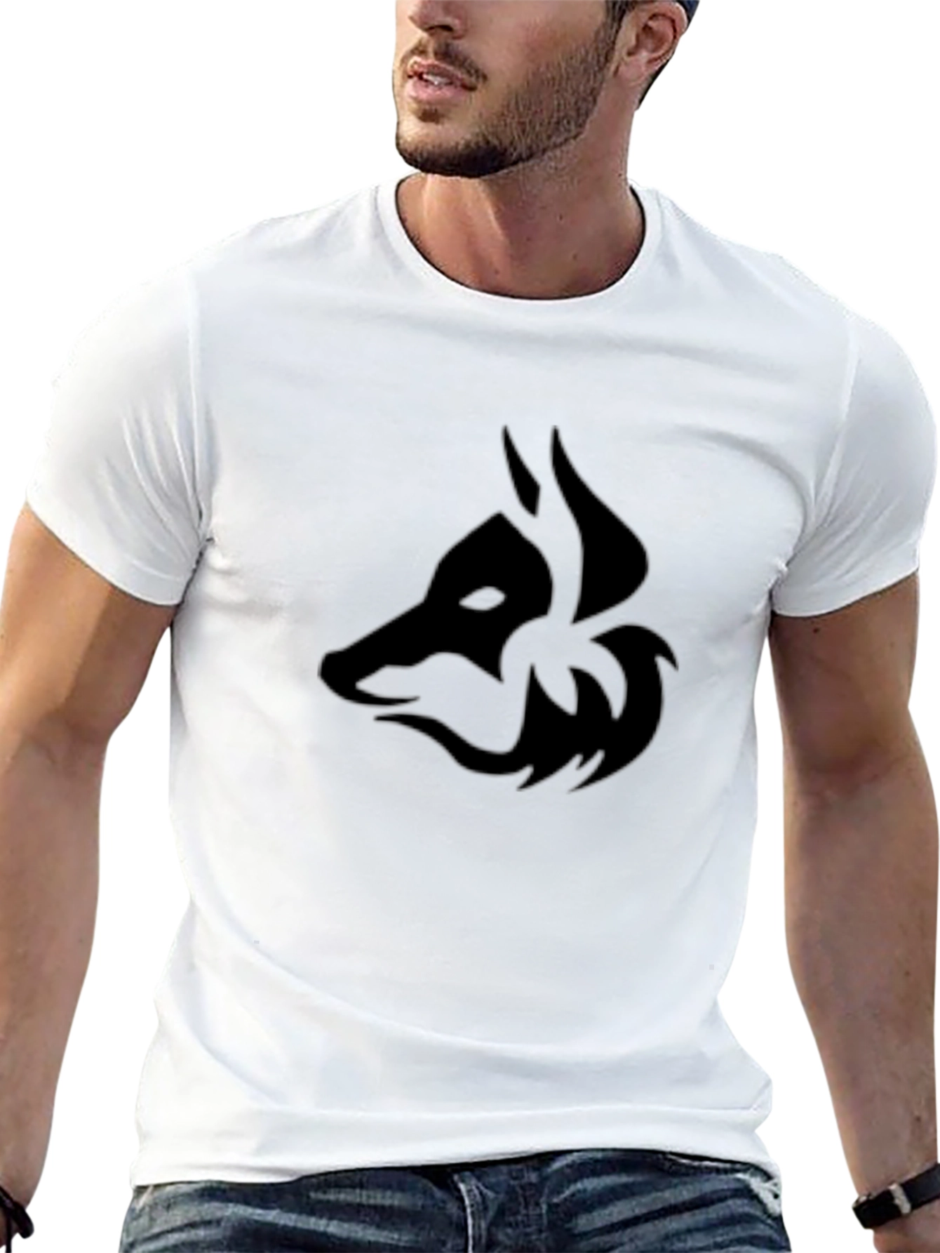 Black Fox Graphic T-Shirt
