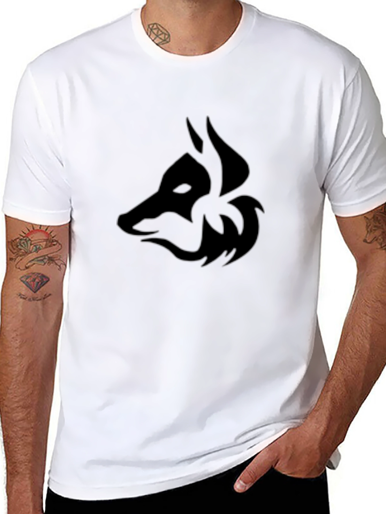 Black Fox Graphic T-Shirt