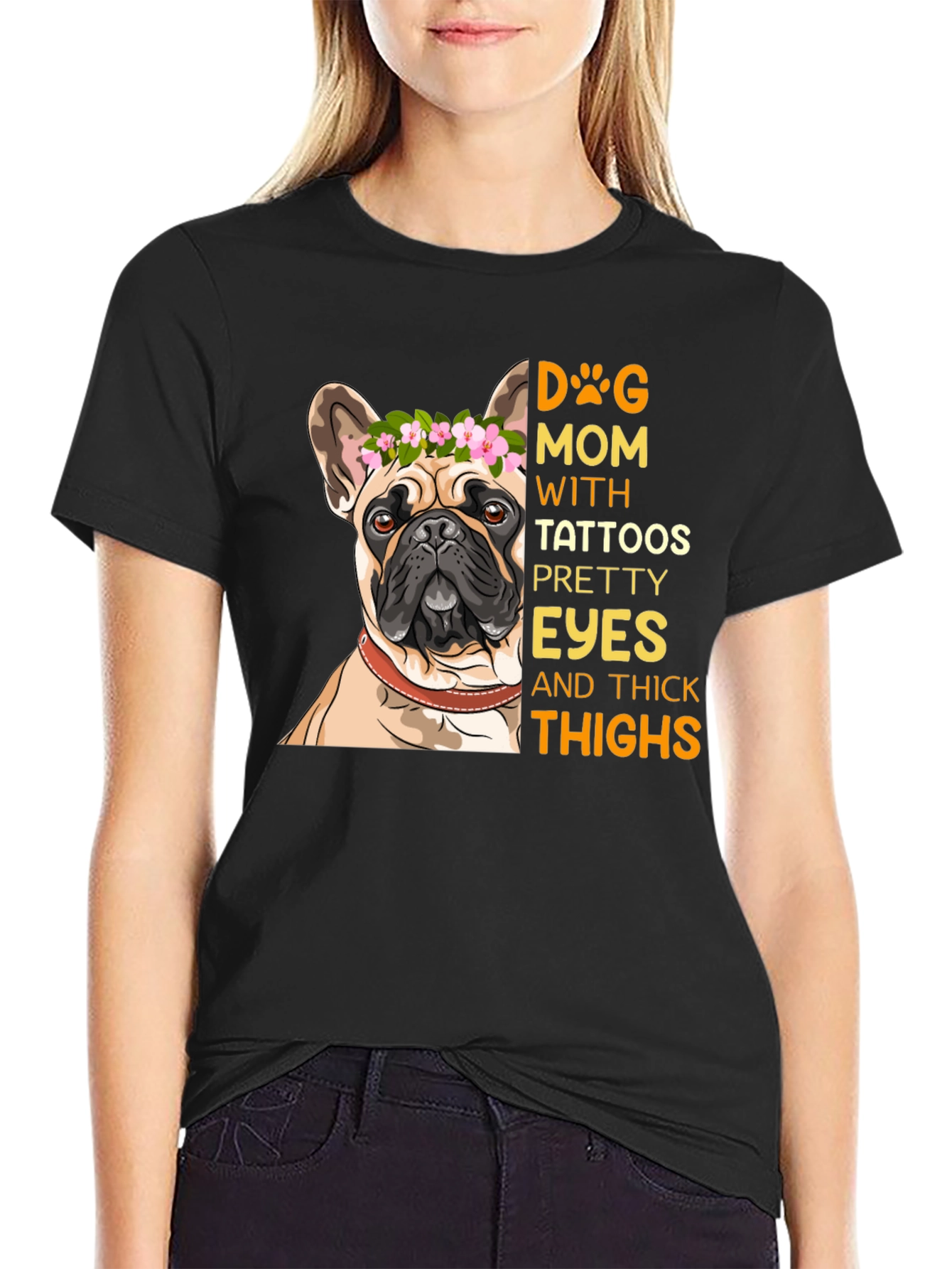 Dog Mom Tattoo T-Shirt