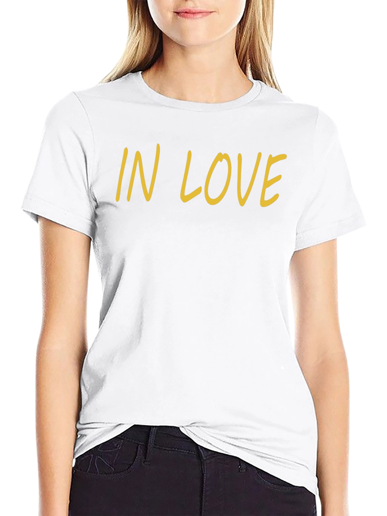 In Love Black Tee Shirt