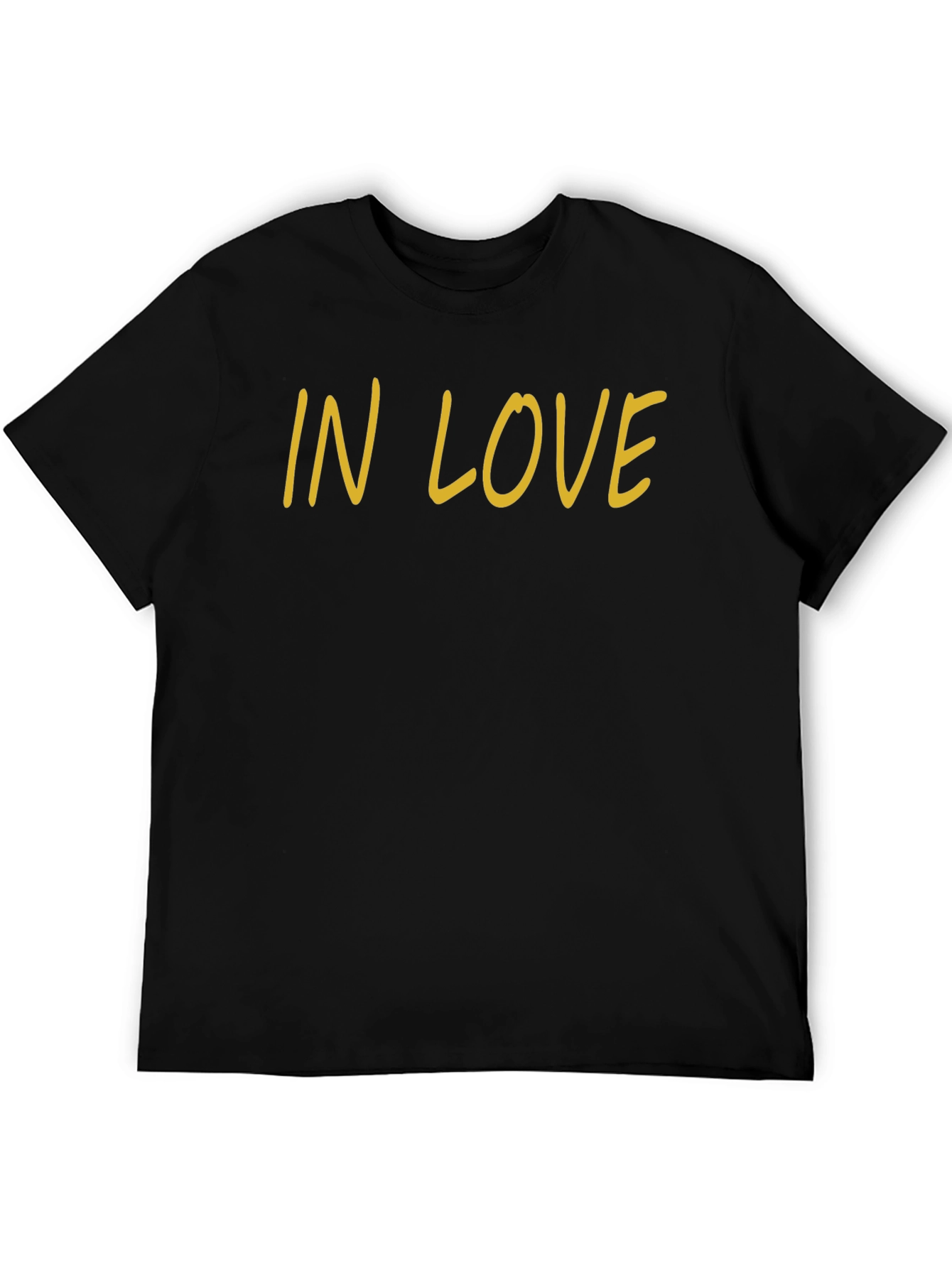 In Love Black Tee Shirt