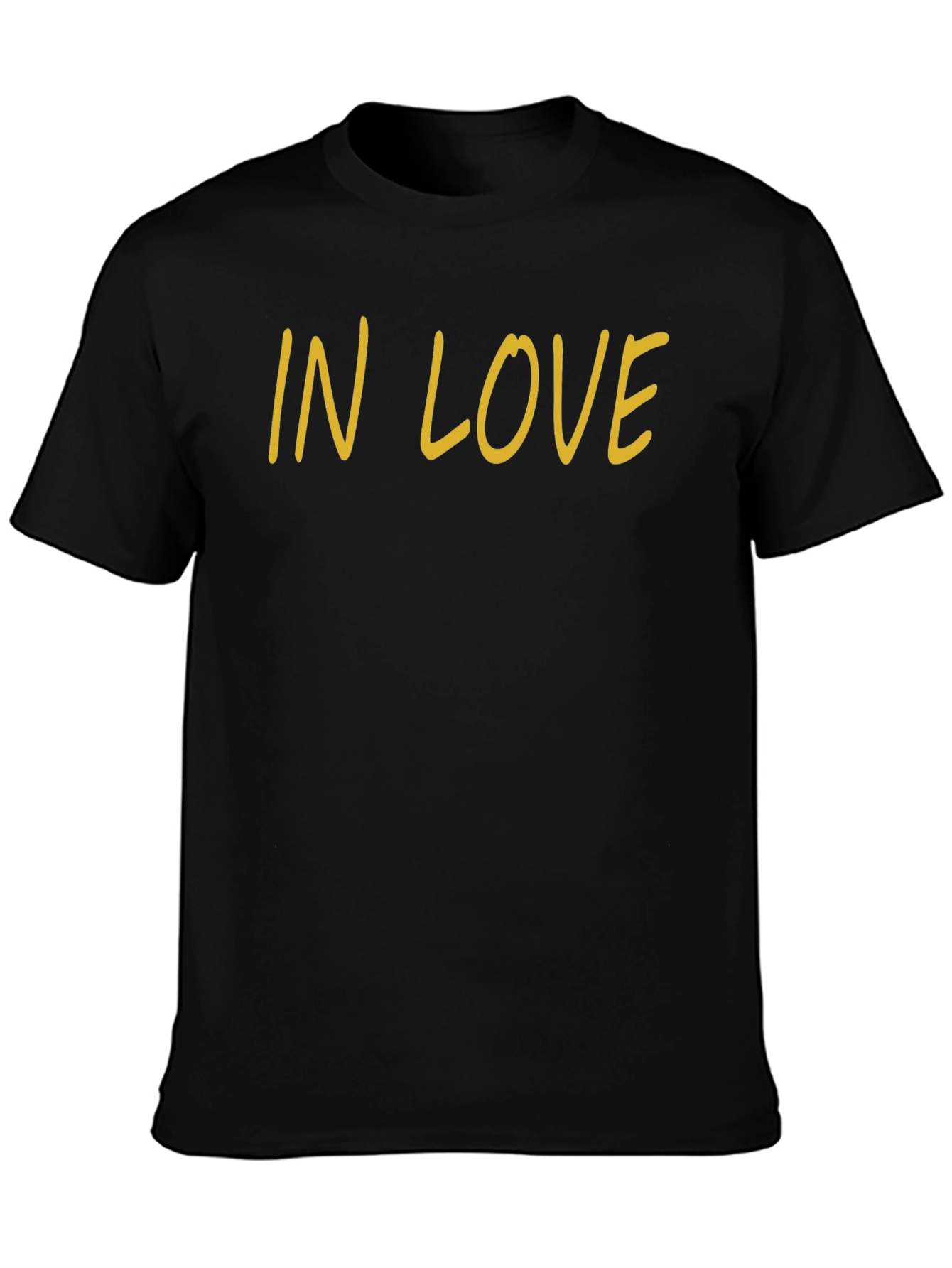 In Love Black Tee Shirt