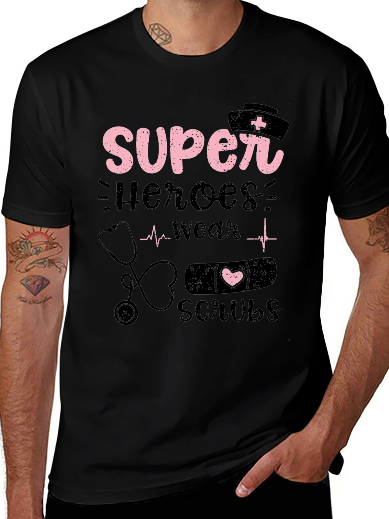 Super Hero Nurse Graphic Tee