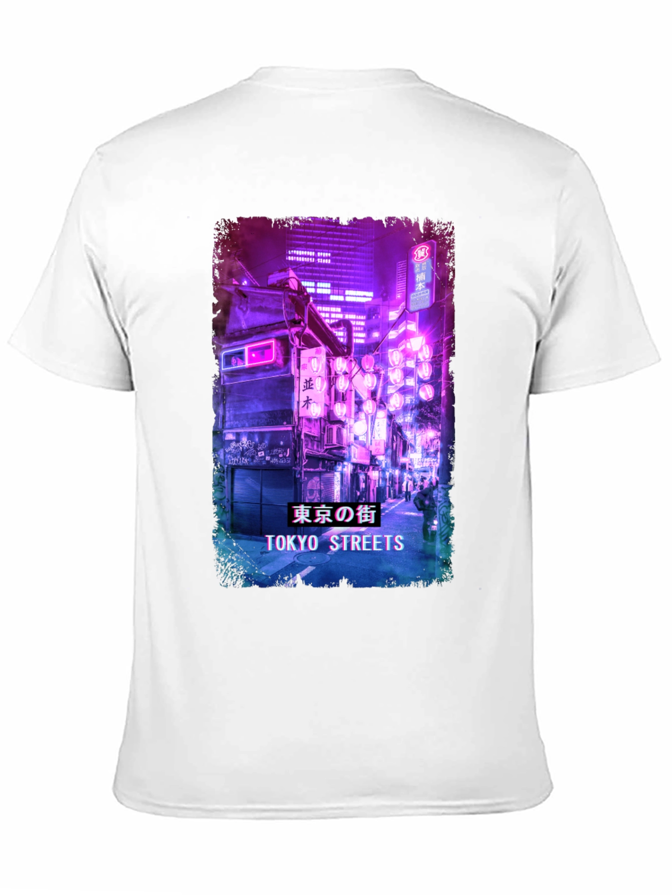 Tokyo Streets Graphic Print Black T-Shirt