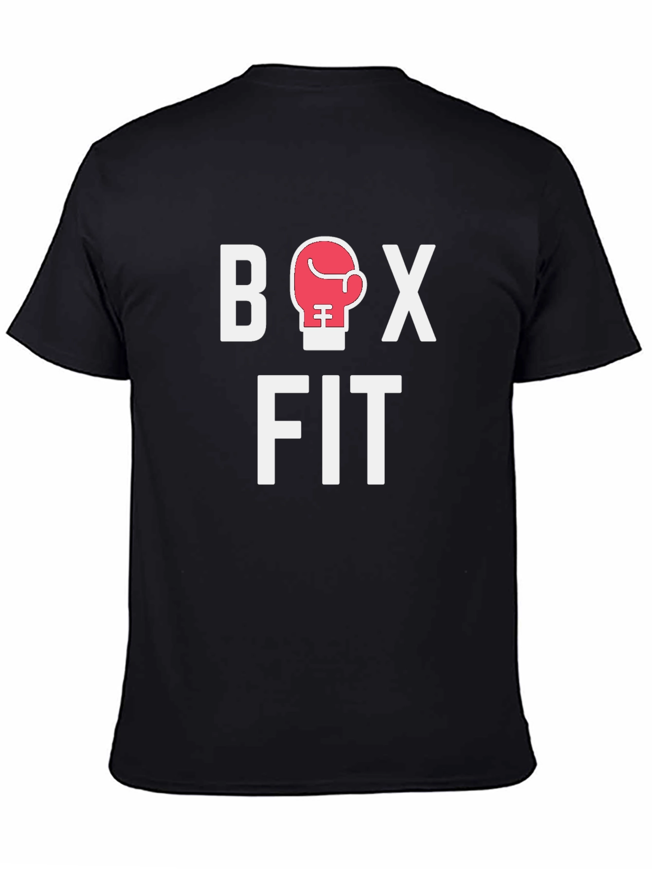 Box Fit Black T-Shirt