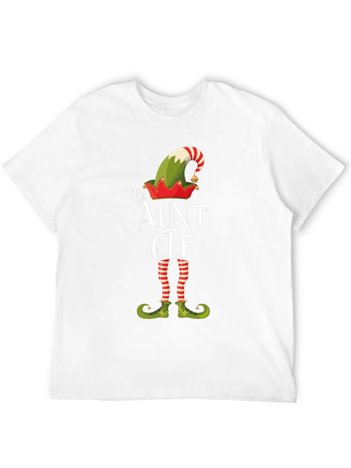 Funny Aunt Elf Christmas T-Shirt