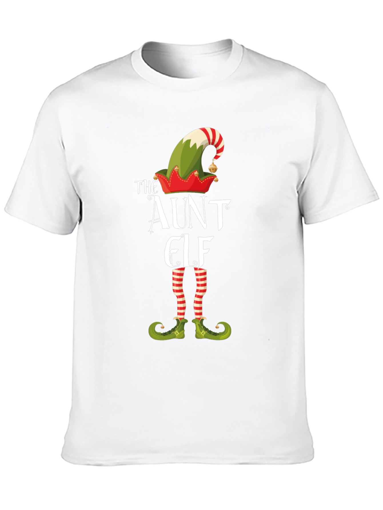 Funny Aunt Elf Christmas T-Shirt