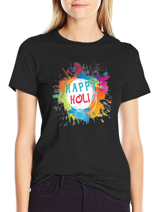 Happy Holi T-Shirt - Colorful Celebration Tee
