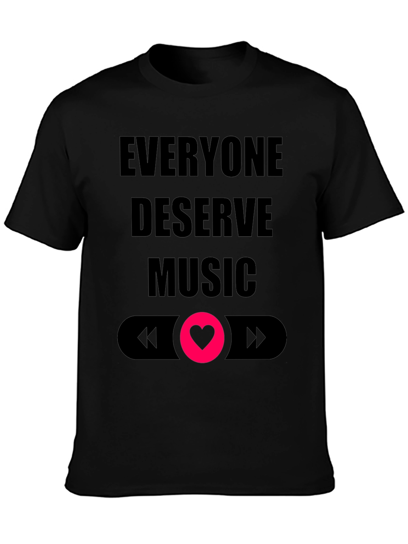 Everyone Deserves Music Graphic T-Shirt