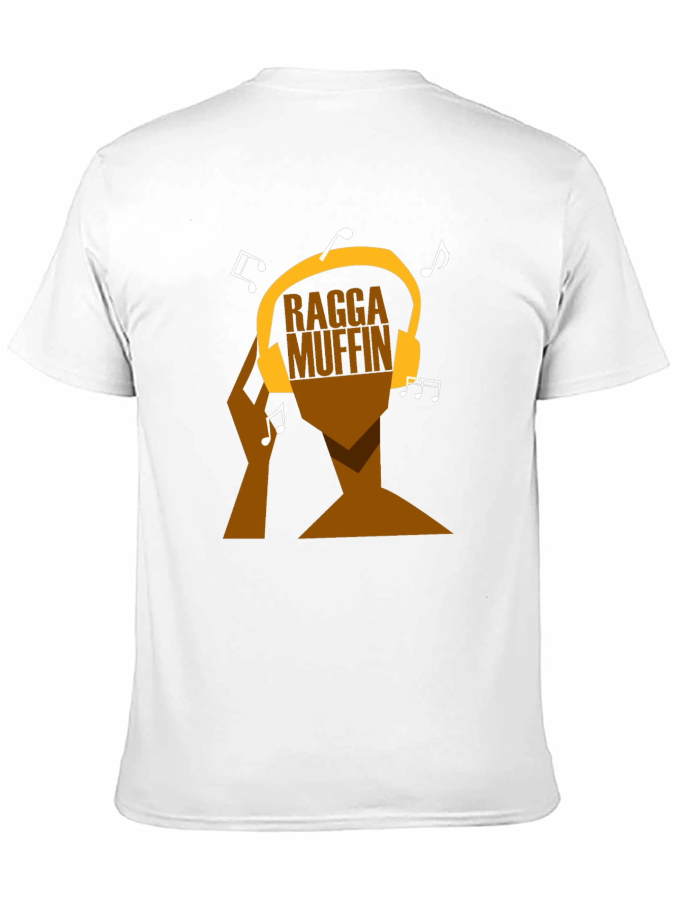 Ragga Muffin Graphic Tee - Black Cotton T-Shirt