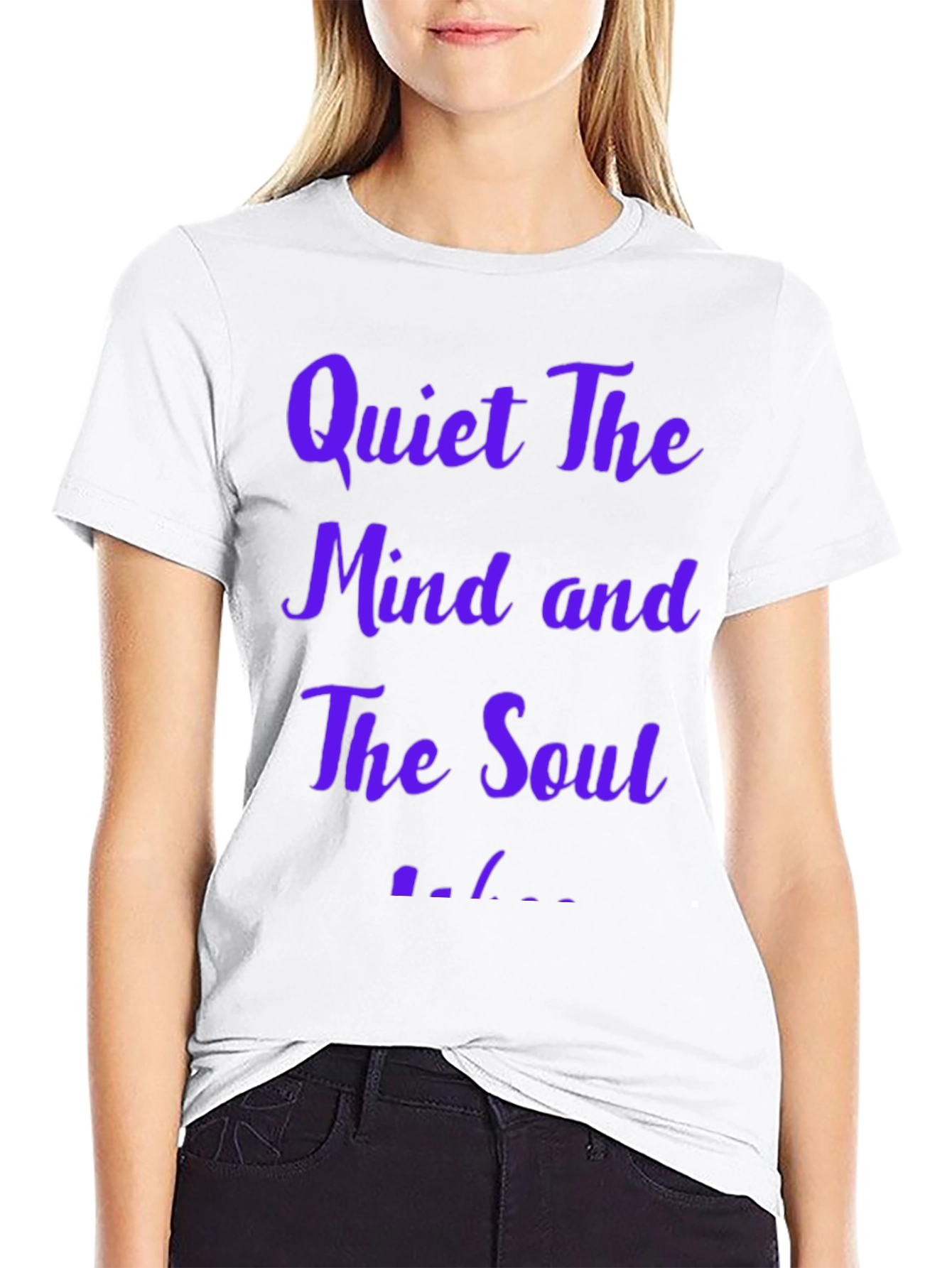 Quiet The Mind Black T-Shirt