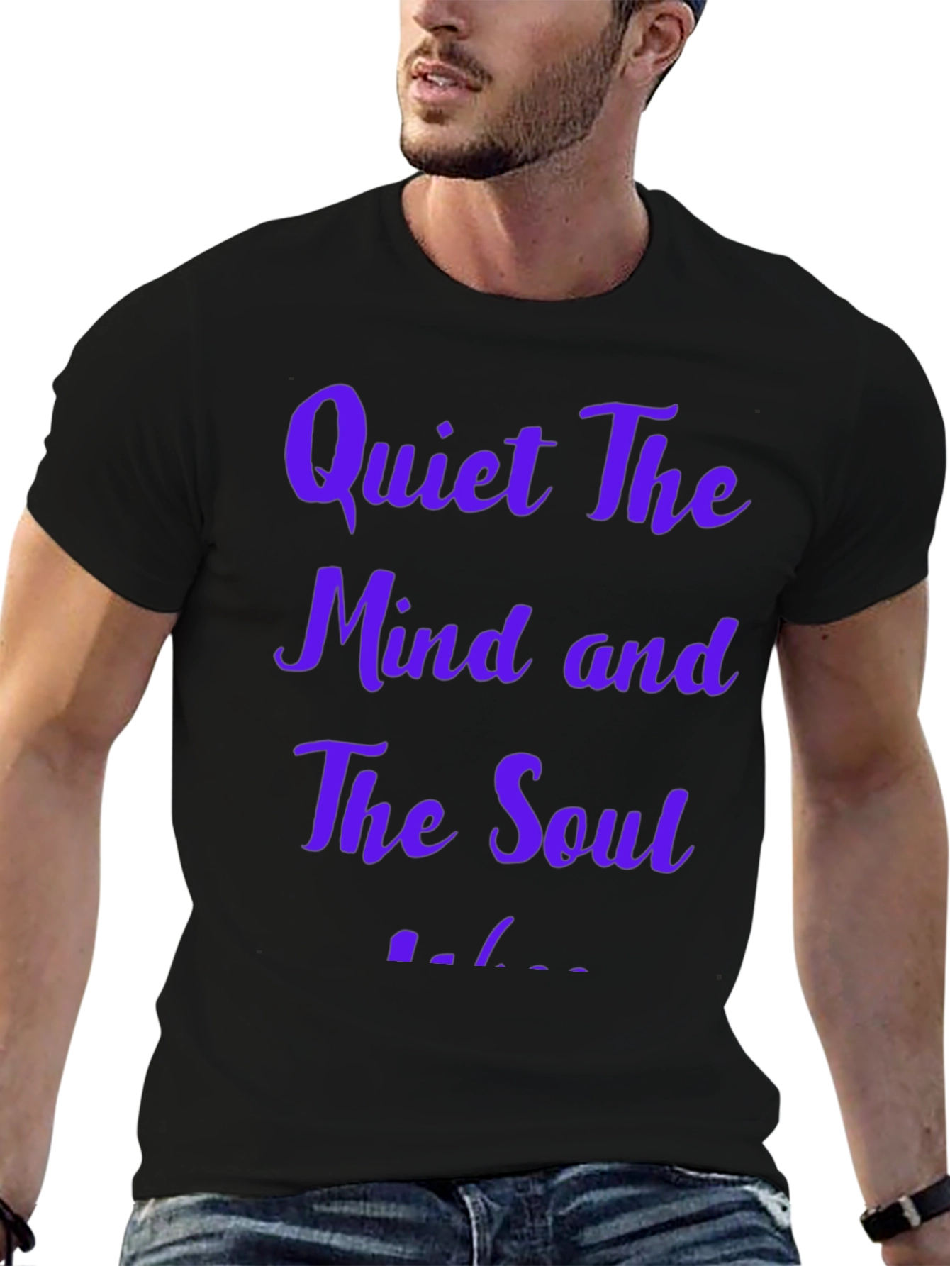 Quiet The Mind Black T-Shirt
