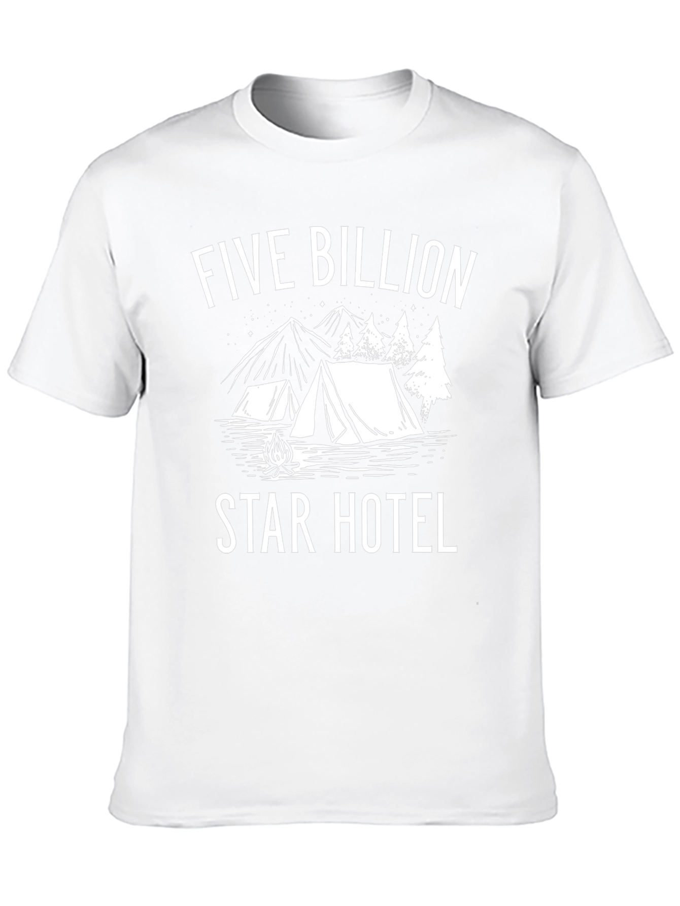 Five Billion Star Hotel Camping T-Shirt